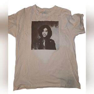 Prince Graphic White Tee, Price Estate Licensed Music T-shirt